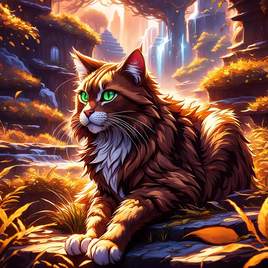 Leafpool Warrior Cats: Detailed Matte Painting