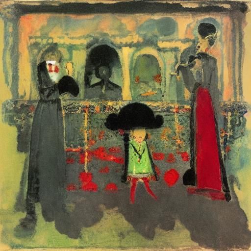 Vampire Gift: Rothko and Korovin Inspired Art