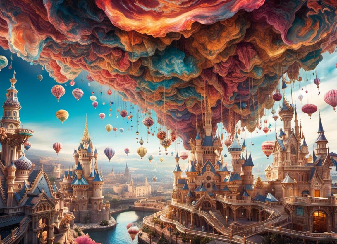 Candy Store in Space: Inkblot Art in Gouache