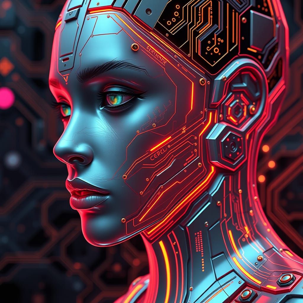 Futuristic Nanotech Simcard Inspired by Digital Art