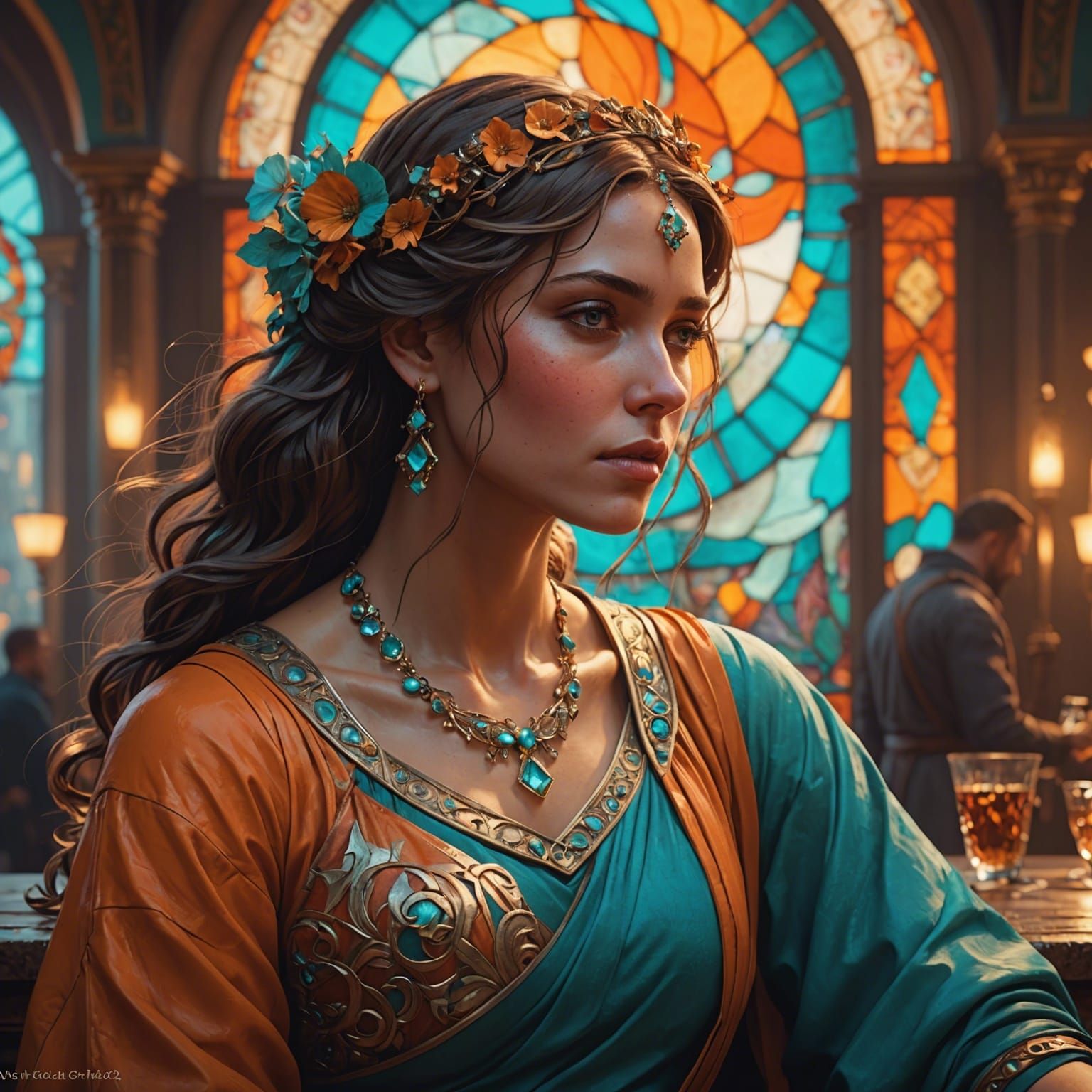 Love and Loneliness in Mixed Art Styles