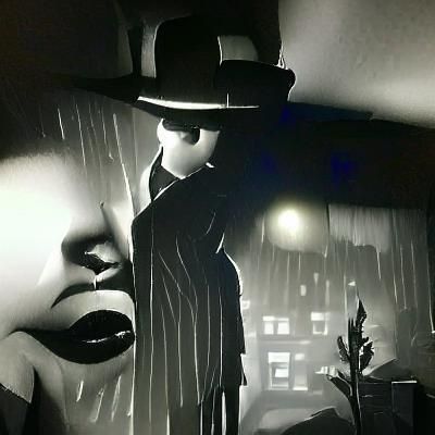 AI Realization of Film Noir Concept
