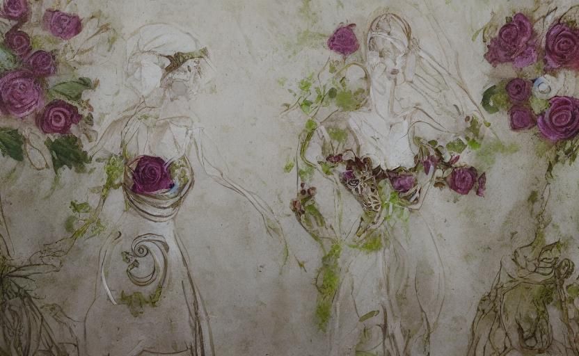 Alien Flower Girl Portrait