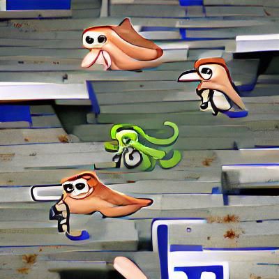 Minimalist Squid Design in Modern Style