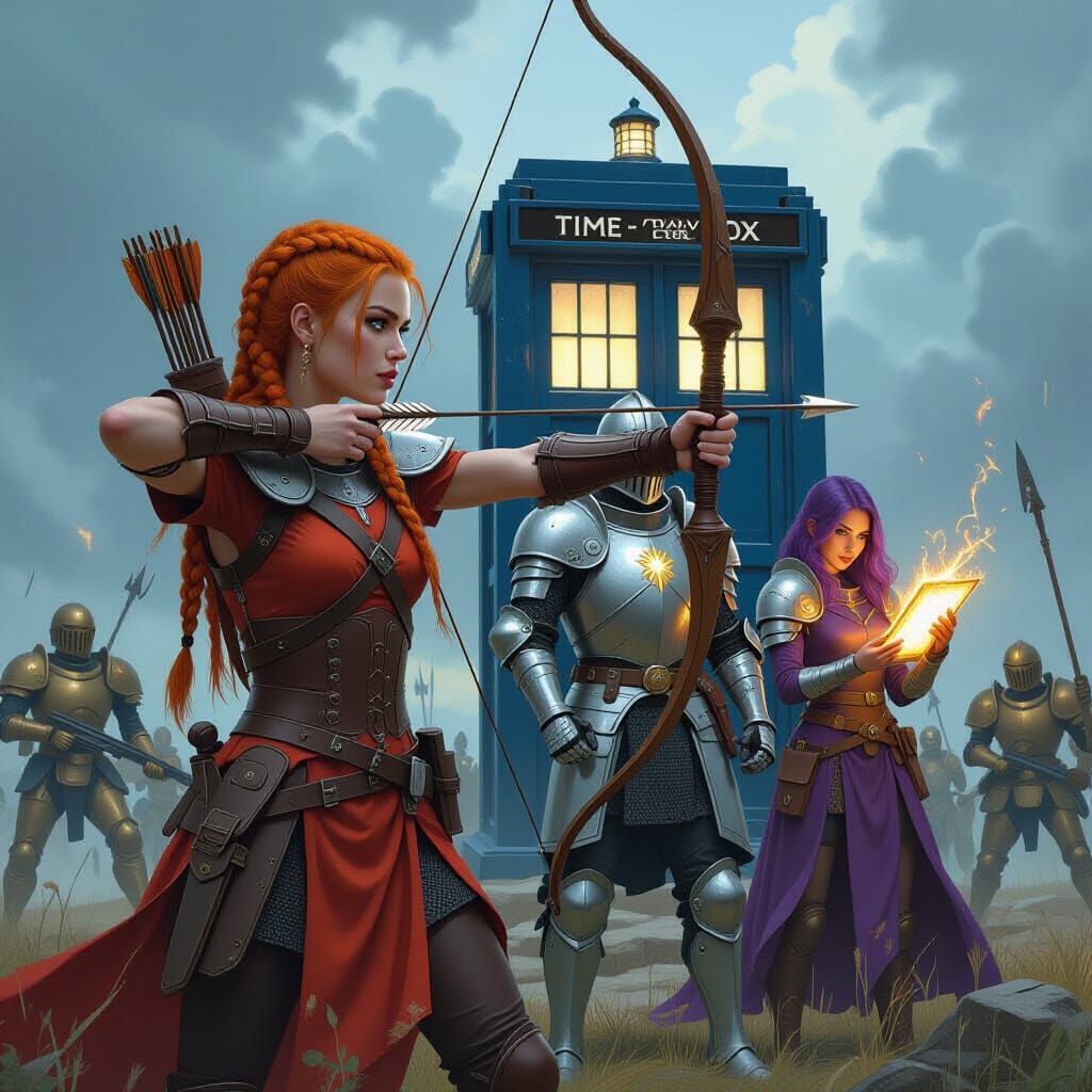 Heroic Women Warriors in Sci-Fi Battlefield