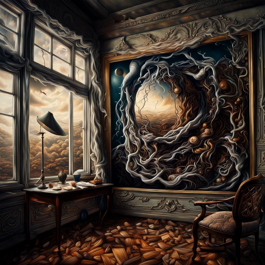 Surrealist Painting: Integrated Matter and Form