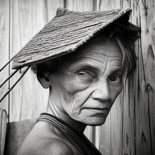Woven Basket on Adobe Porch, Portrait Photography