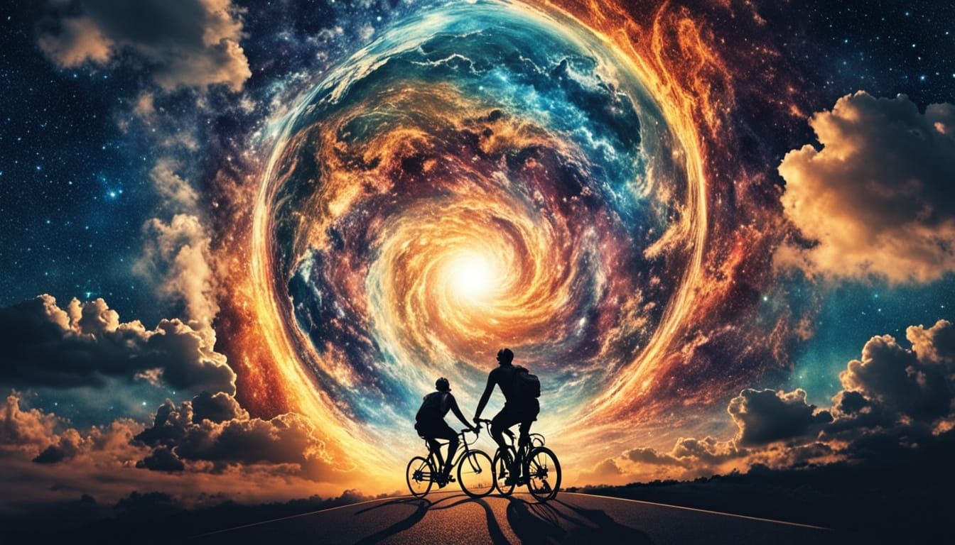 Ethereal Cosmic Encounter in Bio Art