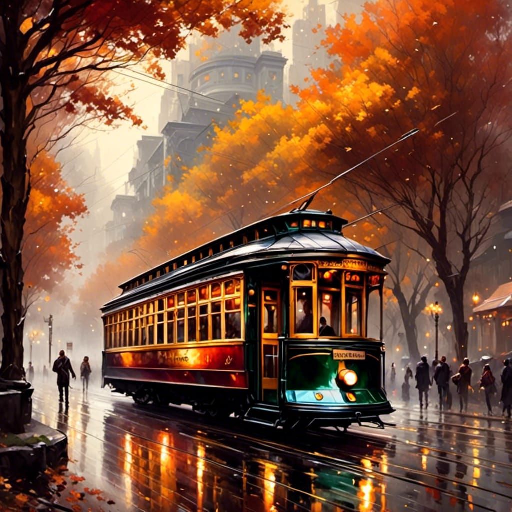 San Francisco Trolley Car in Swanland Style