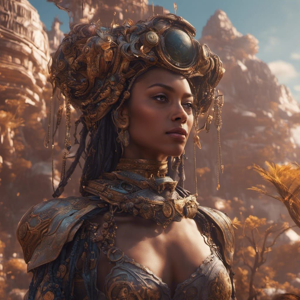 Otherworldly Encounter on a Living Machine World