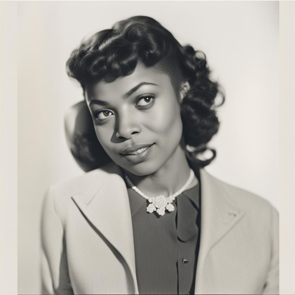 Close-Up Portrait of a Young Woman