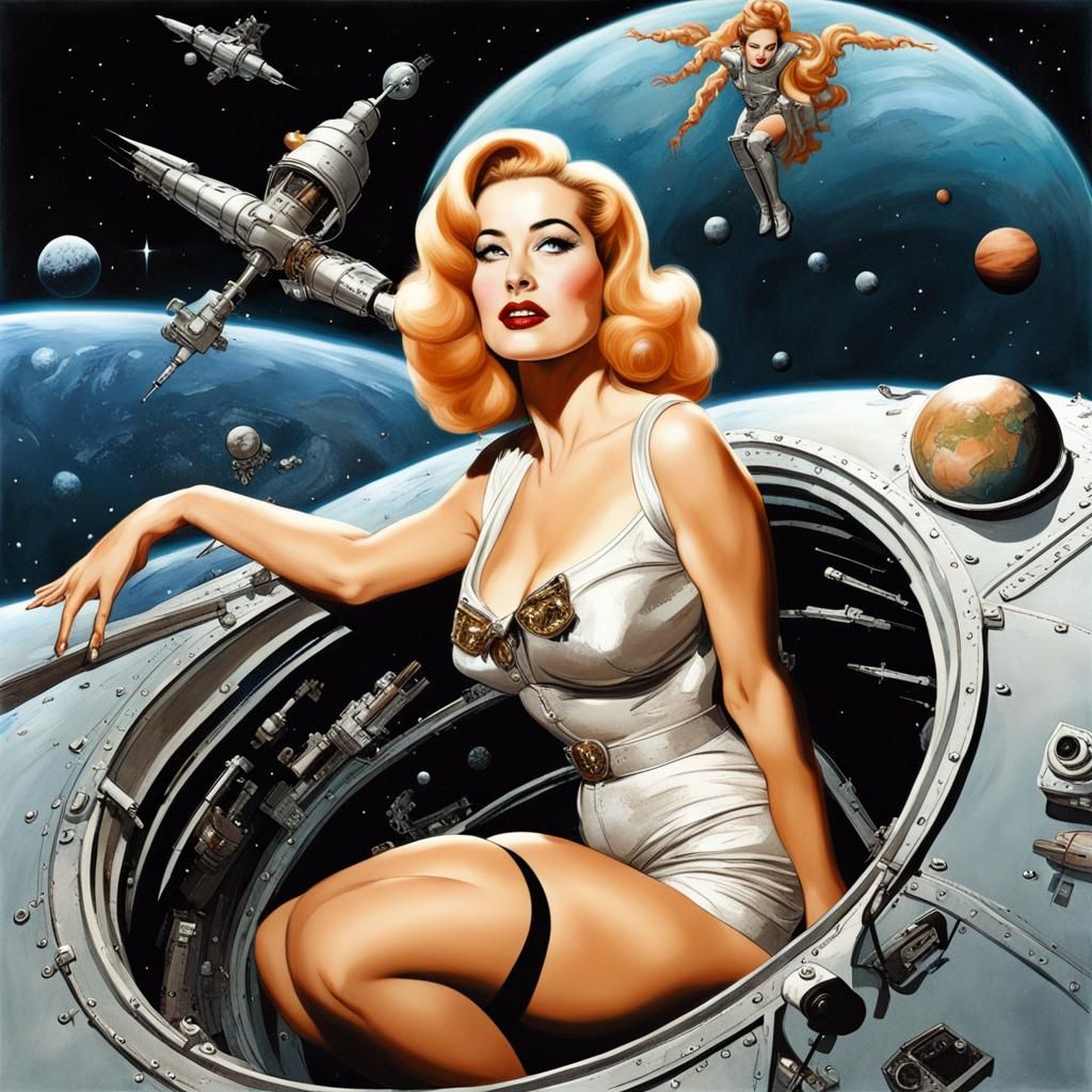 Dita Von Teese as Barbarella