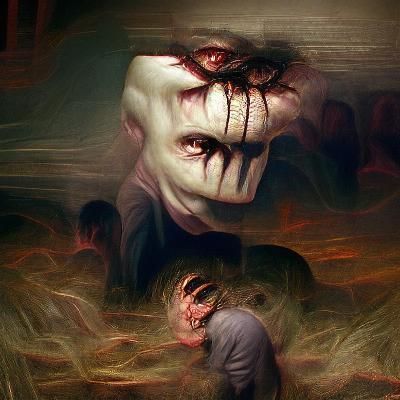 Sinister Consequences of Hubris: A Dark Fantasy Scene