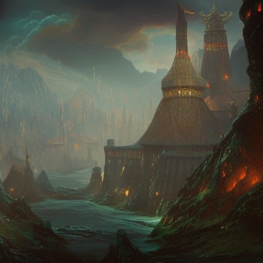 Kresnik of Slavic Mythology: Detailed Matte Painting