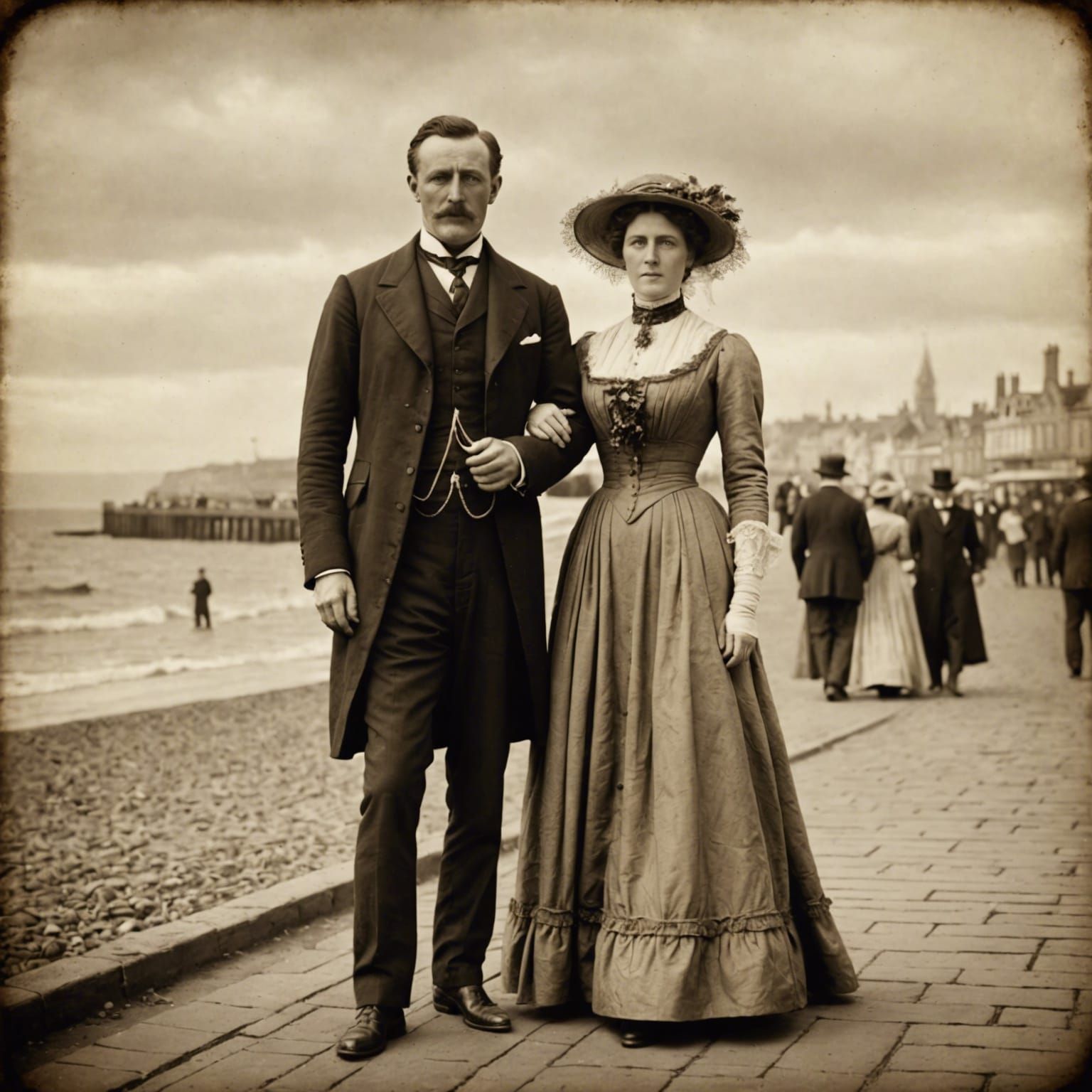 British Victorian seaside promenade