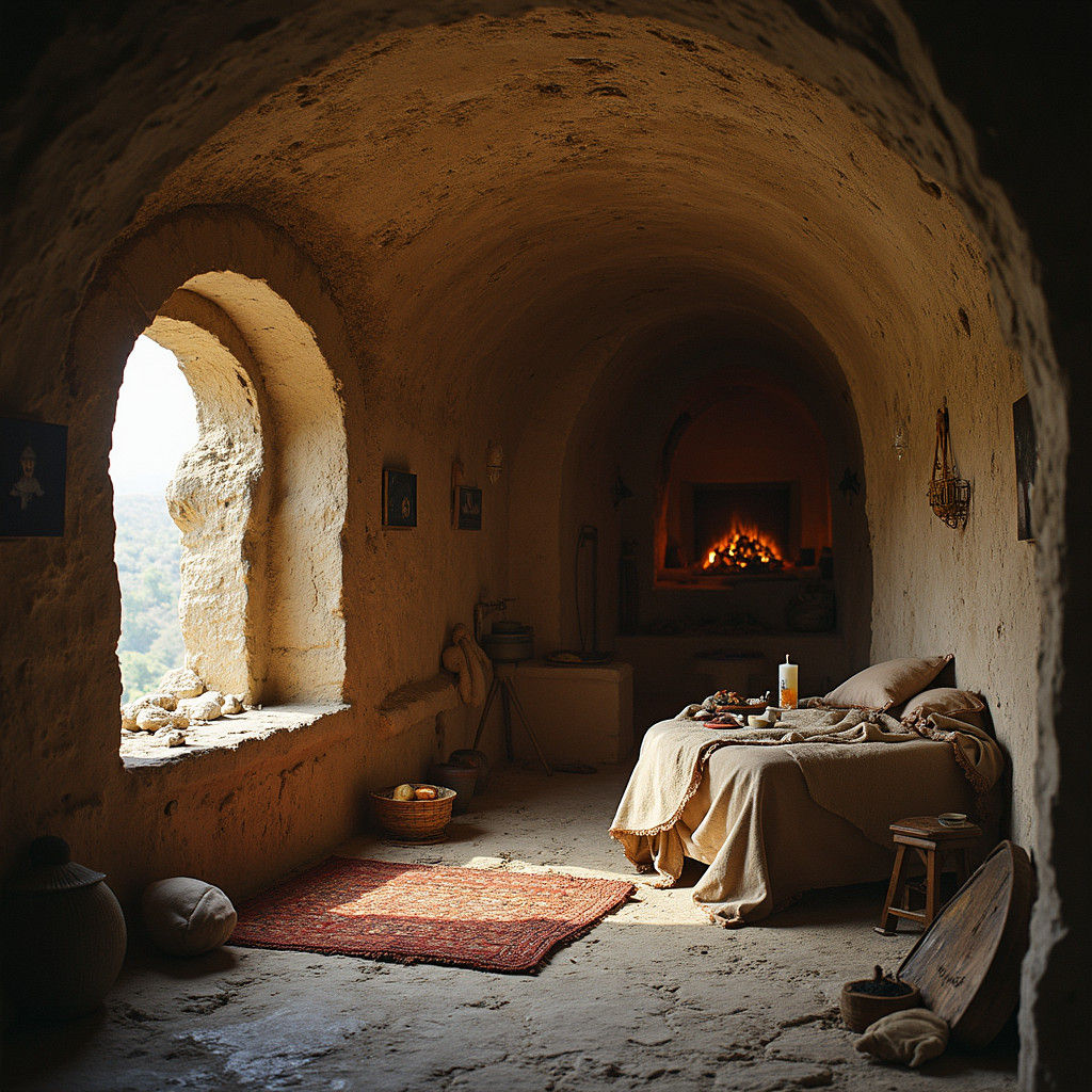 Holy Man's Hovel: An AI Interpretation