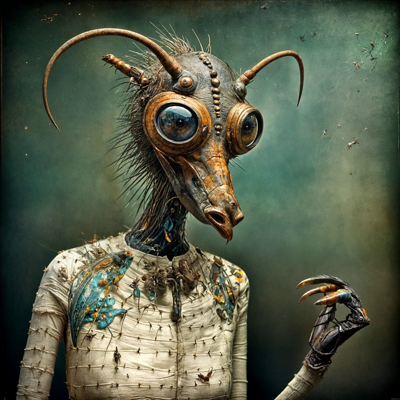 Exotic Aliens in a Surreal Landscape