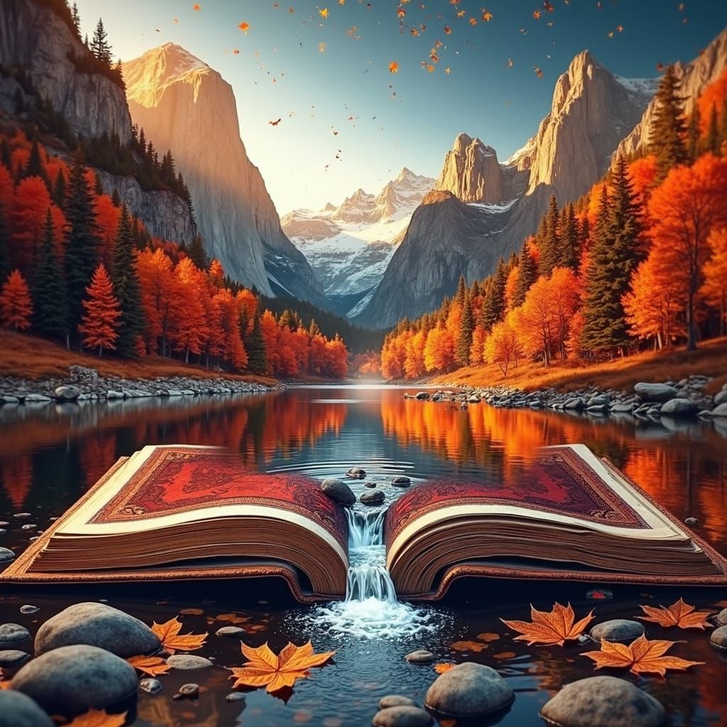 Autumnal Dreamscape in Vibrant Color