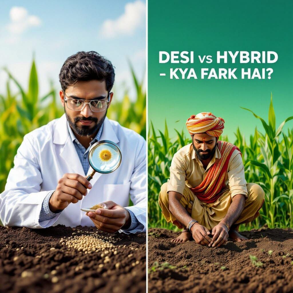 Desi vs Hybrid: Pollen and Seeds