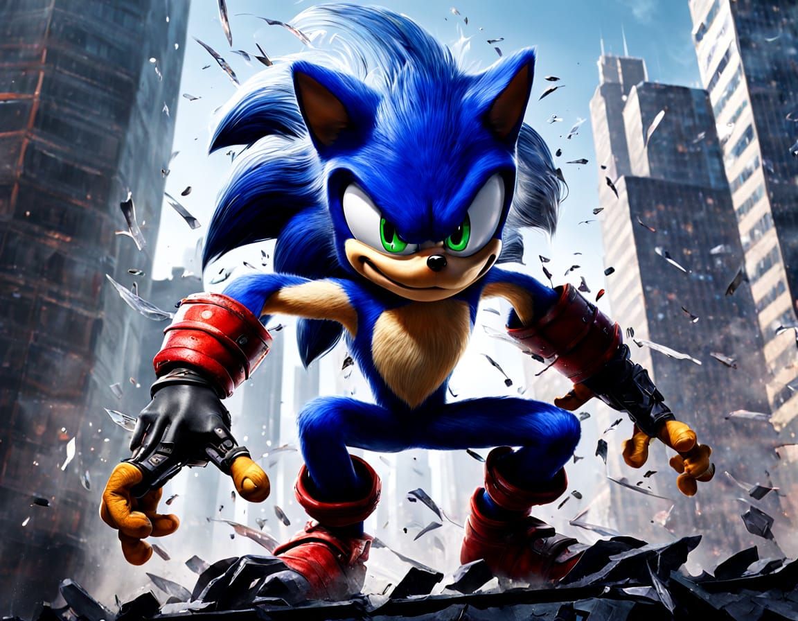 Maestro of Mayhem: Sonic Chaos in Dark Fantasy Art