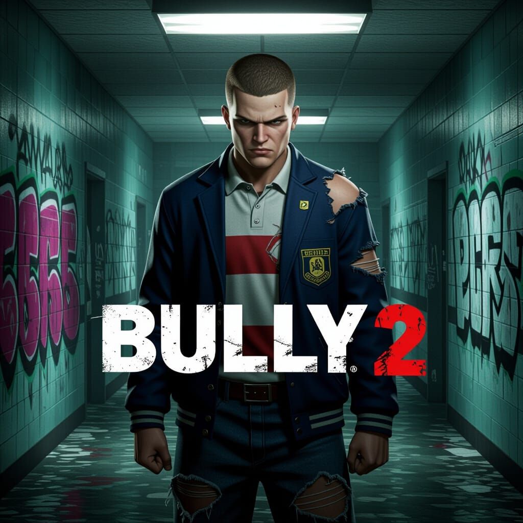 Bully 2 Game Cover: Jimmy Hopkins as Ultimate School Bully