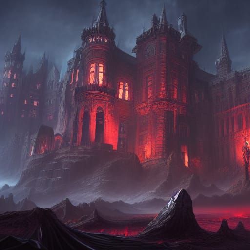 Fantastical Goth Art in Deep Color