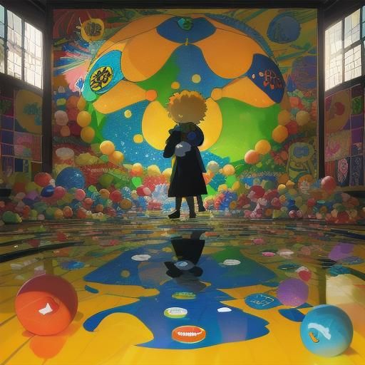 Koro-sensei in Candy Art Style Classroom