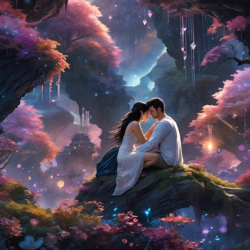 Loving Spectrals in Surreal Fantasy Dreamscape