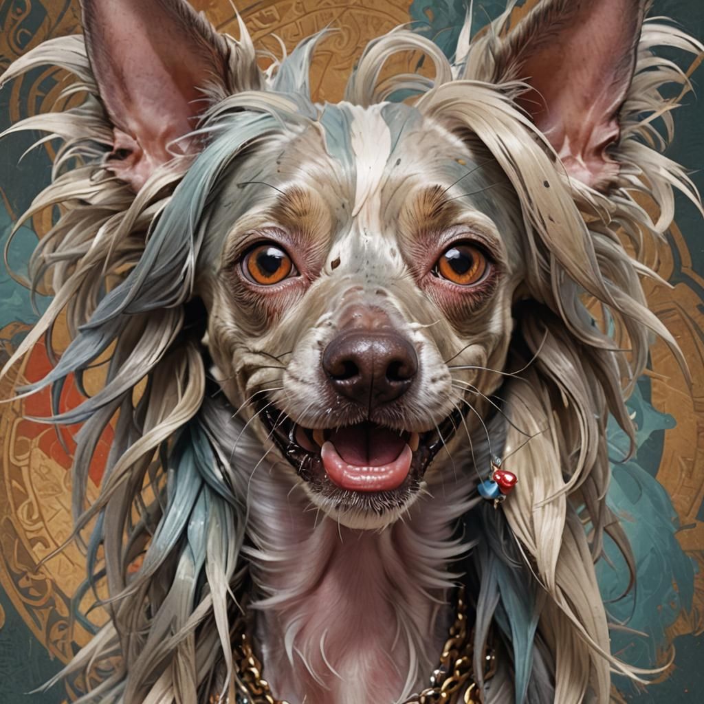 Hyperrealistic closeup facial shot Picture of "peanut", a Ch...