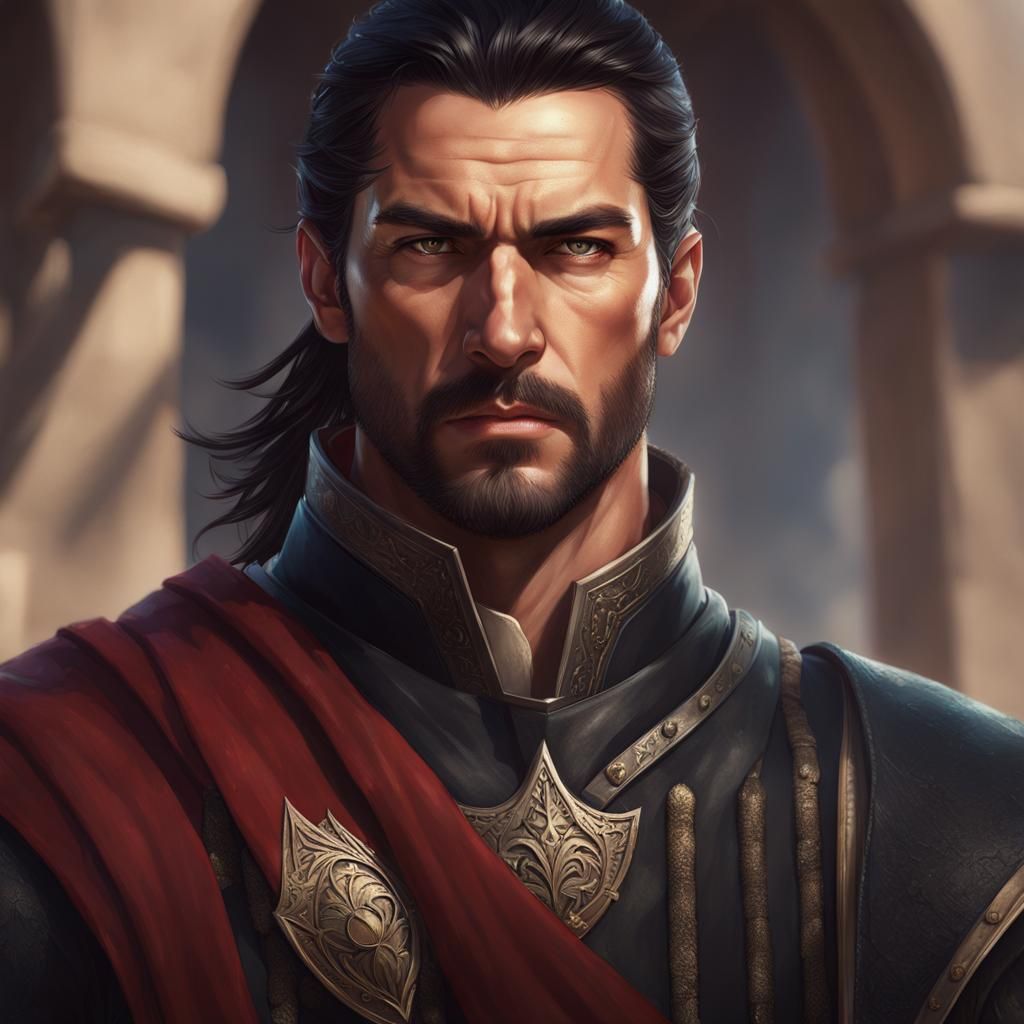 trending on artstation, Handsome Male, Thirties, Fit, Athlet...