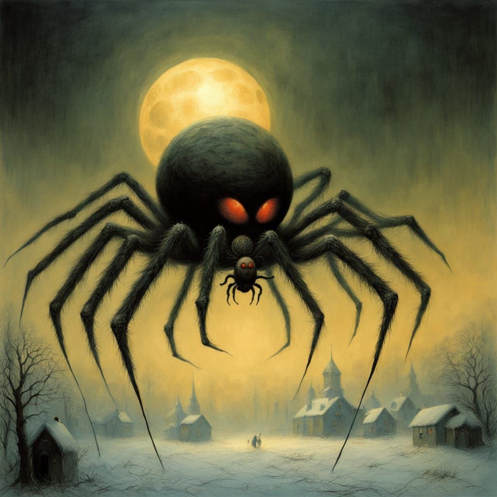 Cyberpunk Christmas Scene