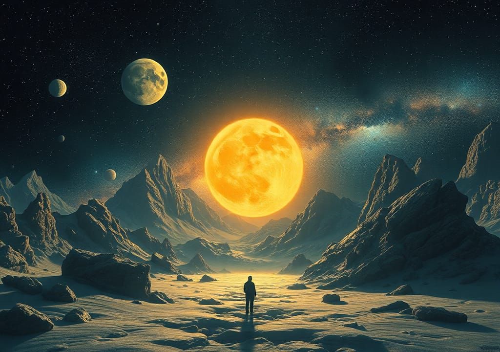 Space-Fi Masquerade: Eternal Celestial Dance