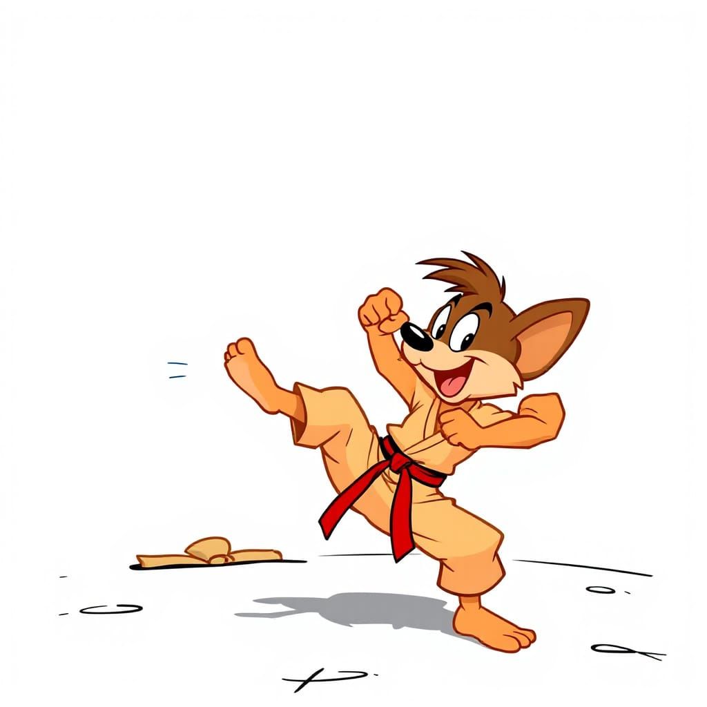 Speedy Gonzales Karate Cartoon
