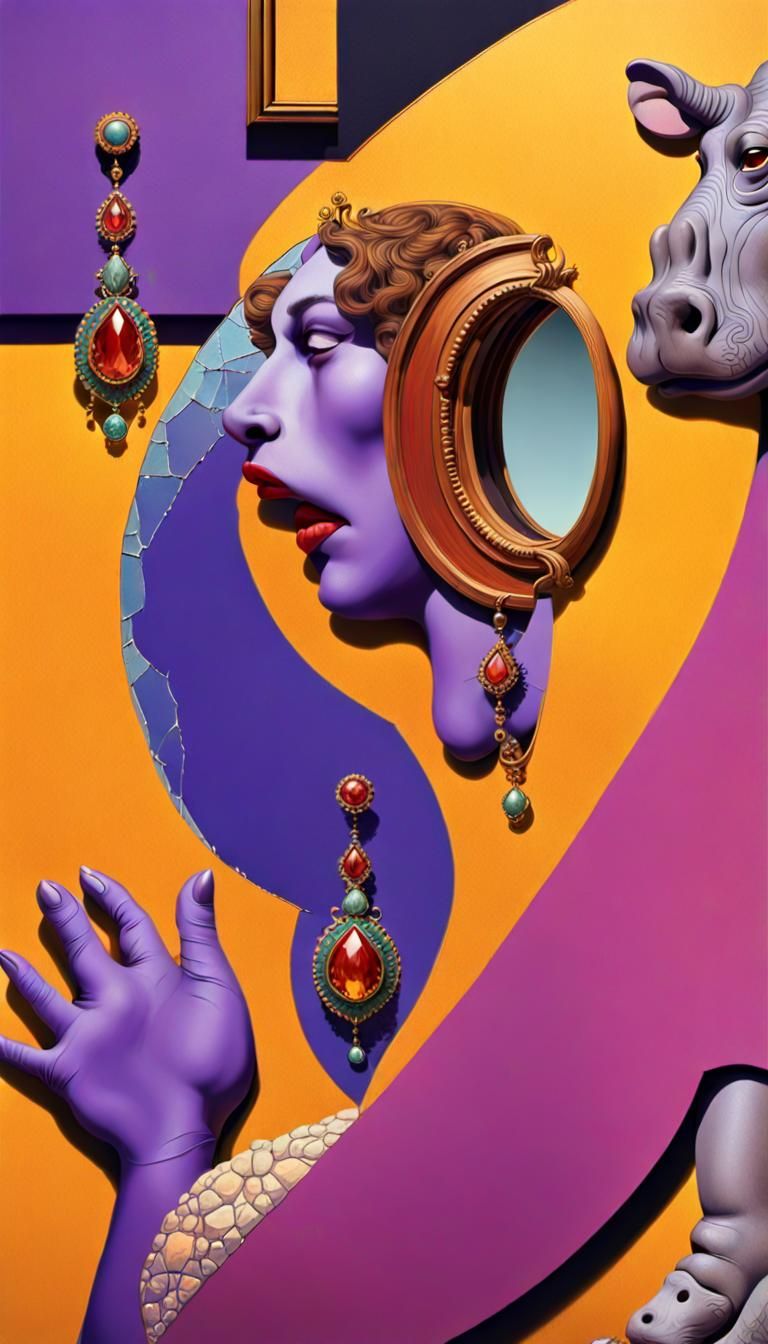 Surreal Painted Wall