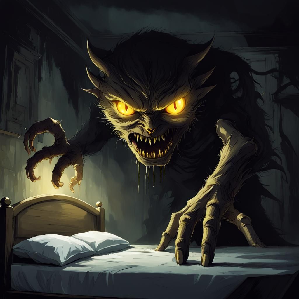 Monstrous Yellow Eyes in the Darkness