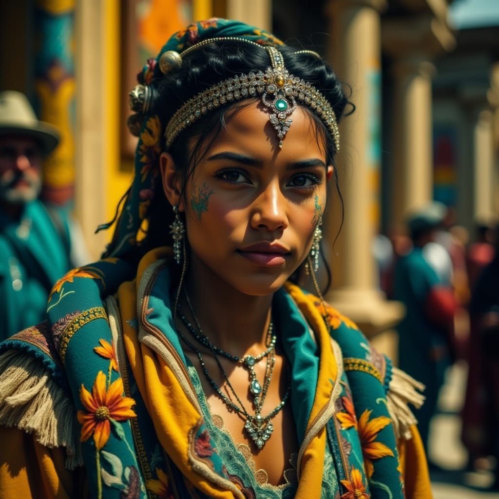 Fantasy Sci-Fi Royal Guard in Deep Kingdom