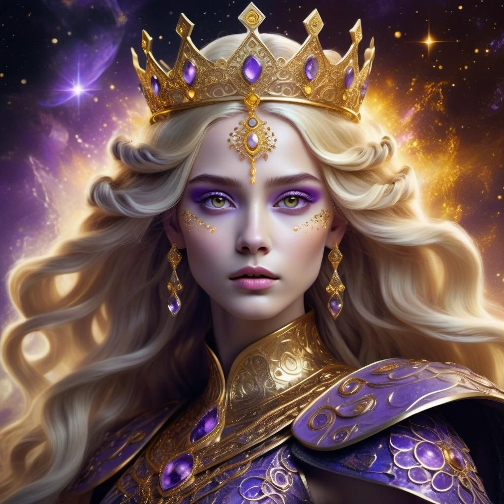 Purple Queen Portrait