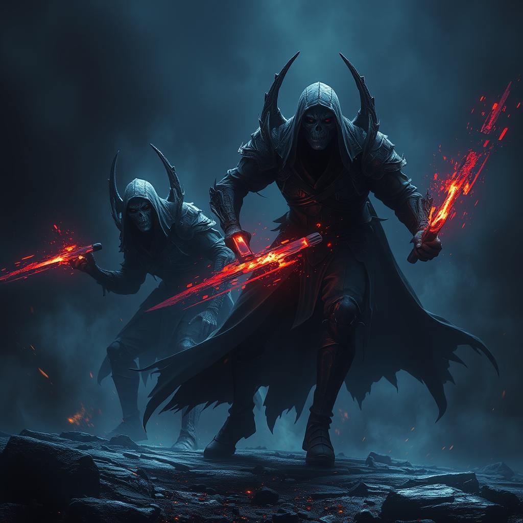 Stealthy Attacks in Darkness: A Dramatic Digital Painting