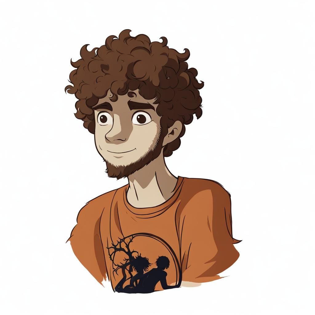 Grover Underwood Satyr Leaning Against Tree