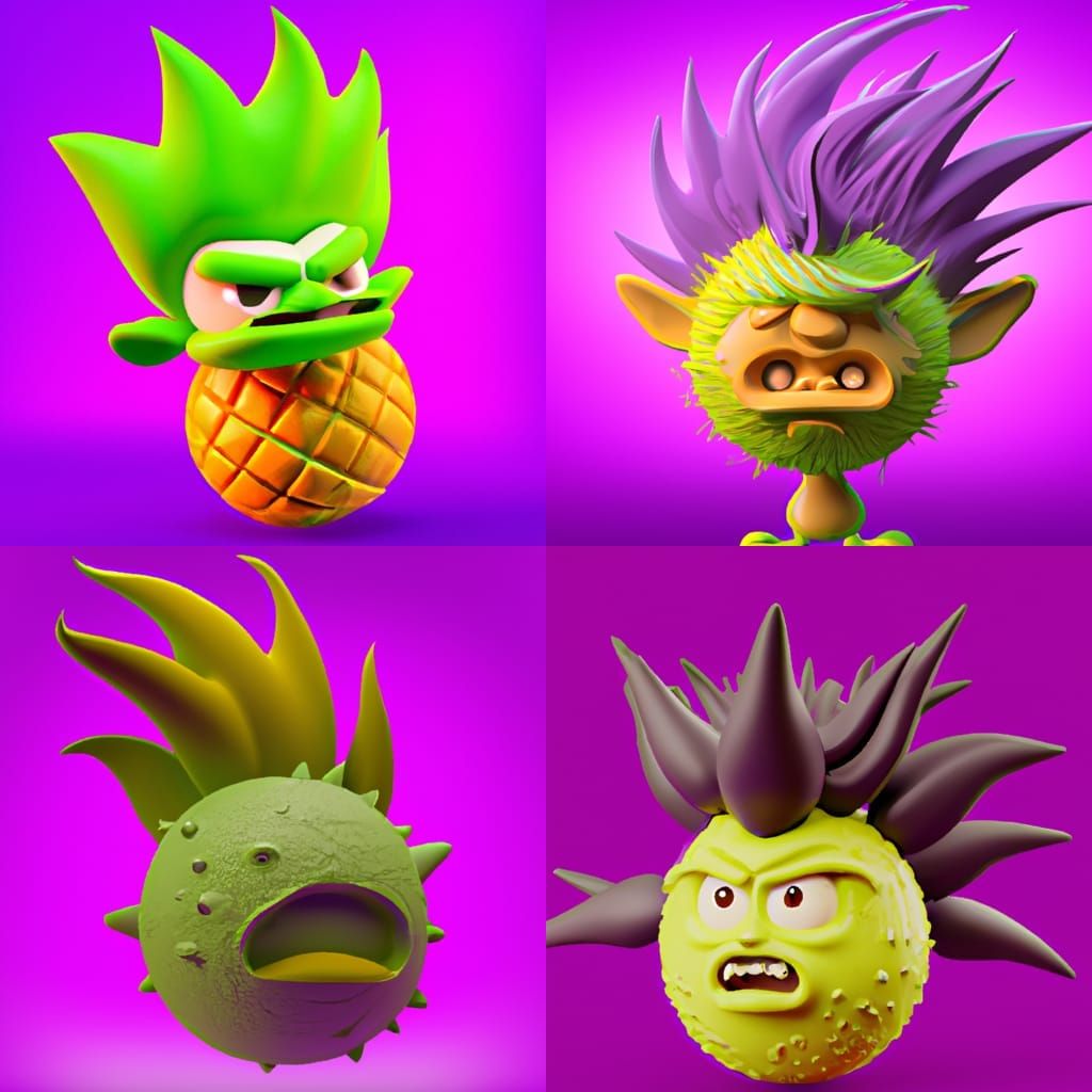 Angry Avocado in Dragon Ball Z Style