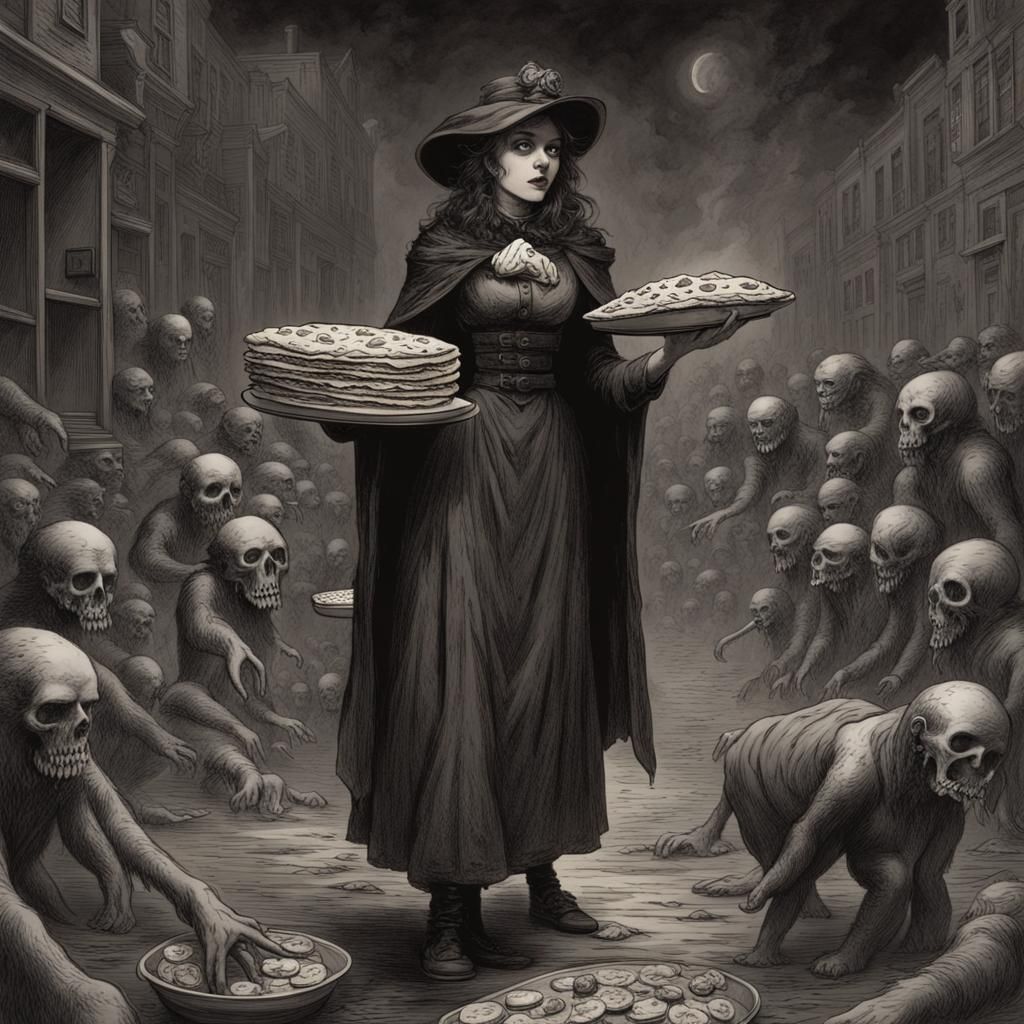 Gothic Pizza Delivery in Hell, Dark Fantasy