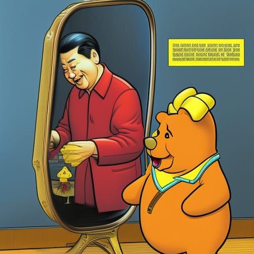 Xi Jinping's Comic Book Mirror Image