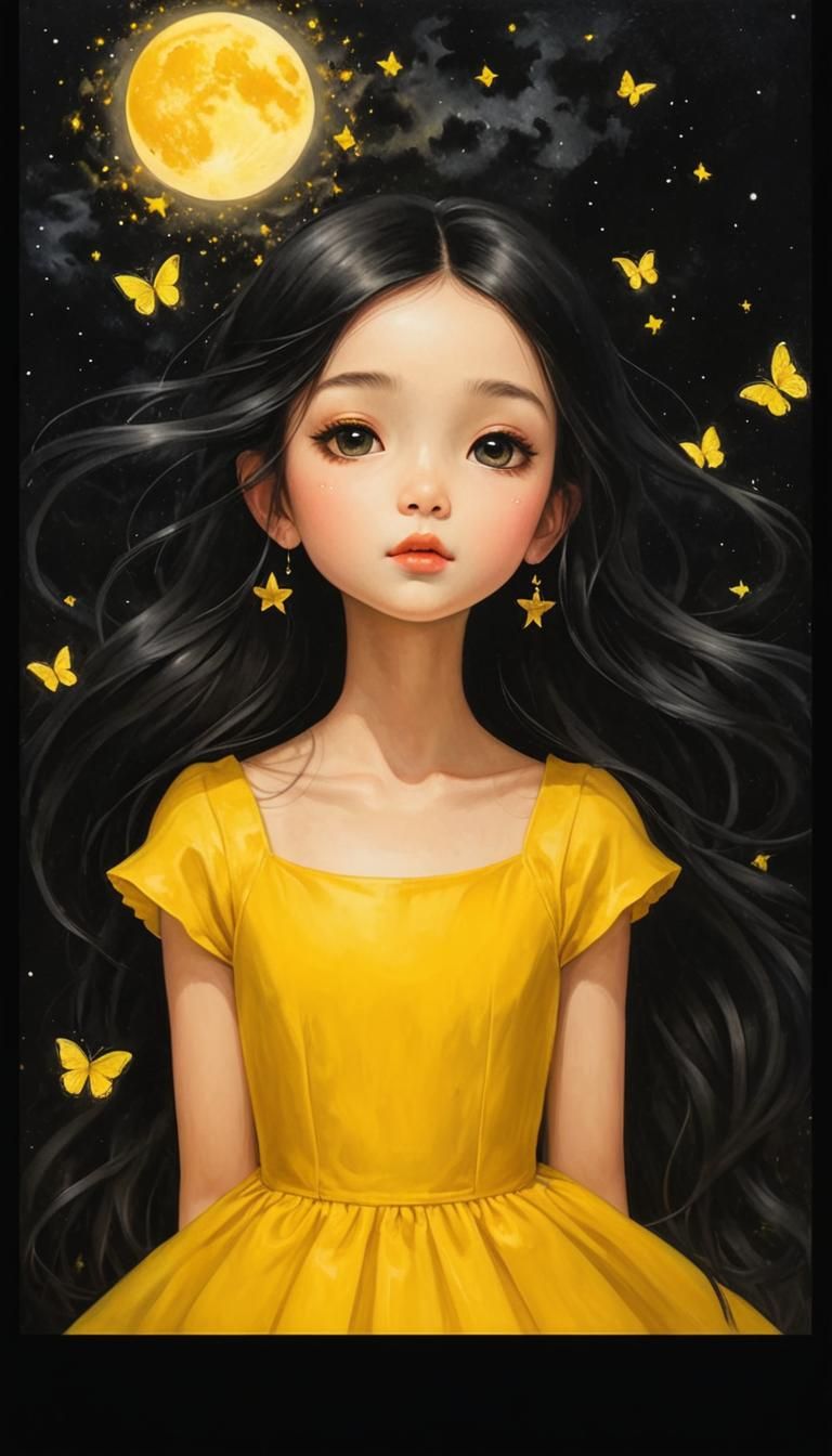 4 pictures (1): The girl Luna.