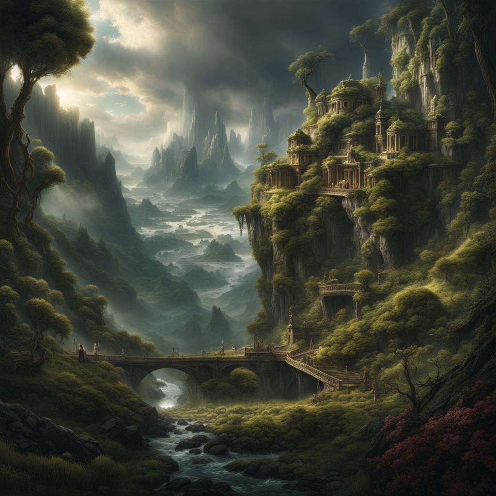 Epic Mother Nature Digital Matte Painting