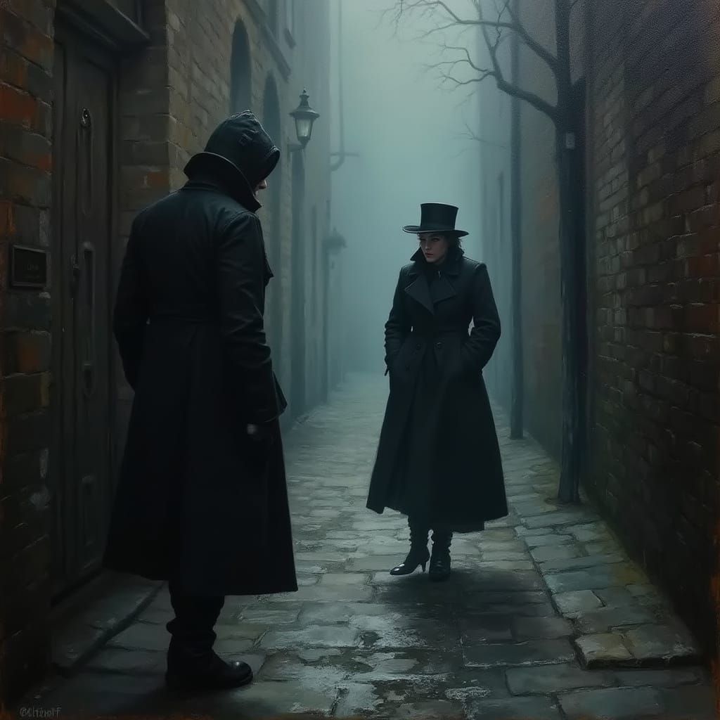 Dark Hooded Figure Lurks in East End Shadows