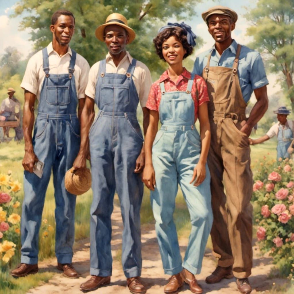 Vintage Card of Civil Rights Movement