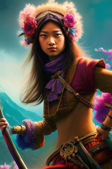 Post apocalyptic Eco Warrior