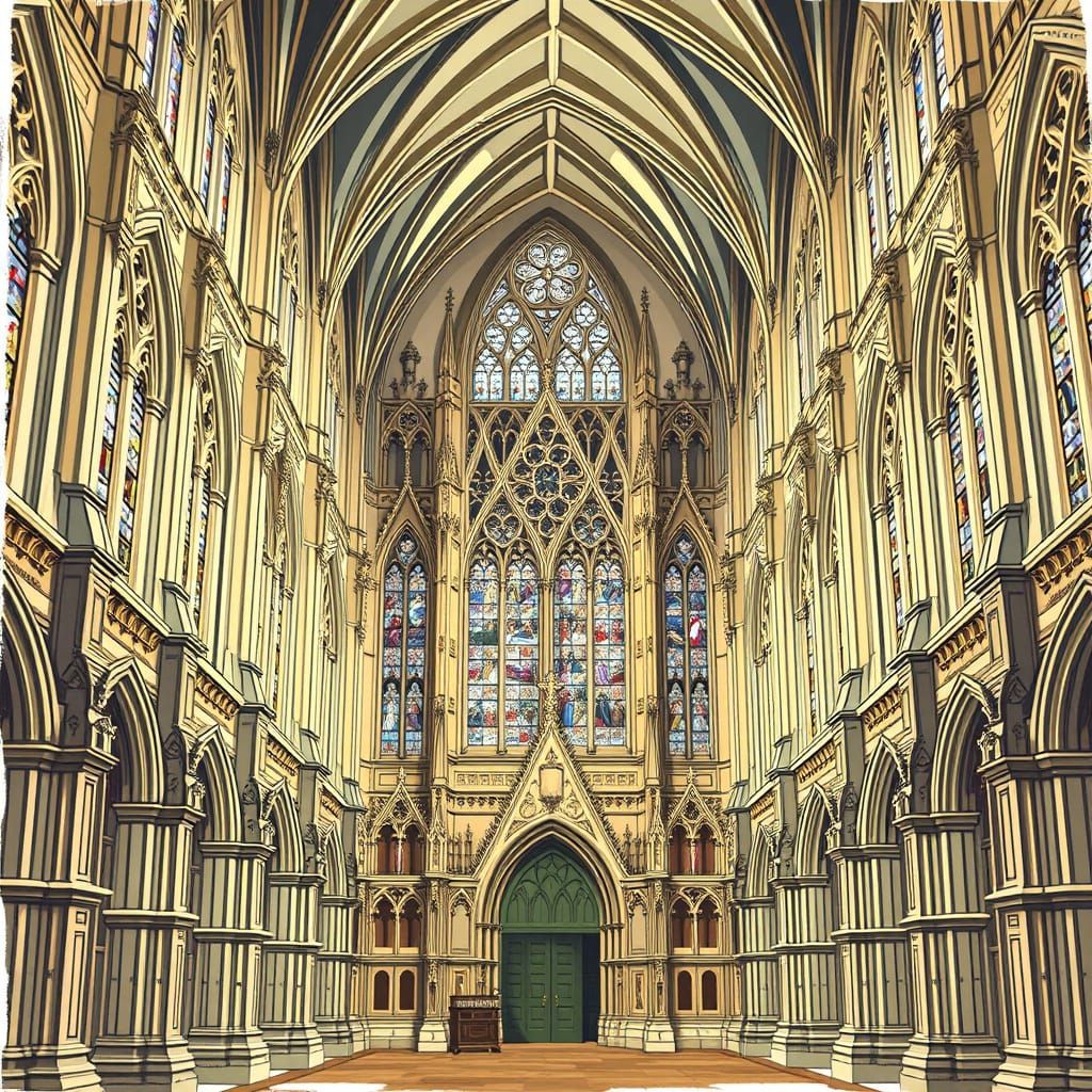 Evensong in King‘s chapel, King’s college, Cambridge Univers...