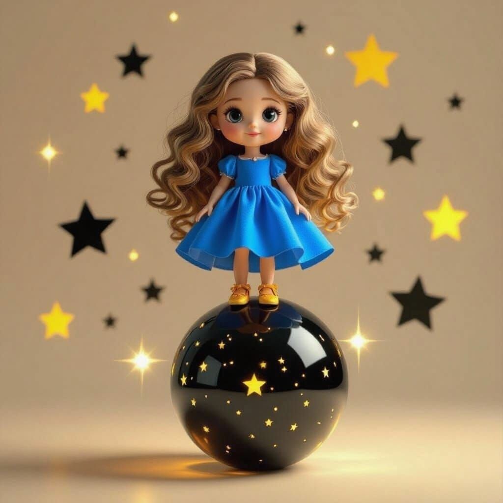 Dubai Street Scene with Skyscrapers