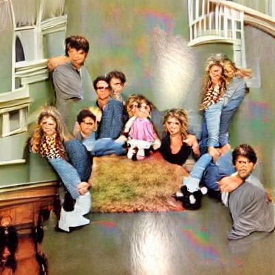 Awkward Family Photo of Full House Cast
